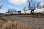 Amtrak 117 passes NS train 39G at MP116